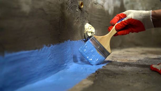 Commercial Foundation Crack Repair project at a Carmel, IN business property by SJ Waterproofing Pros